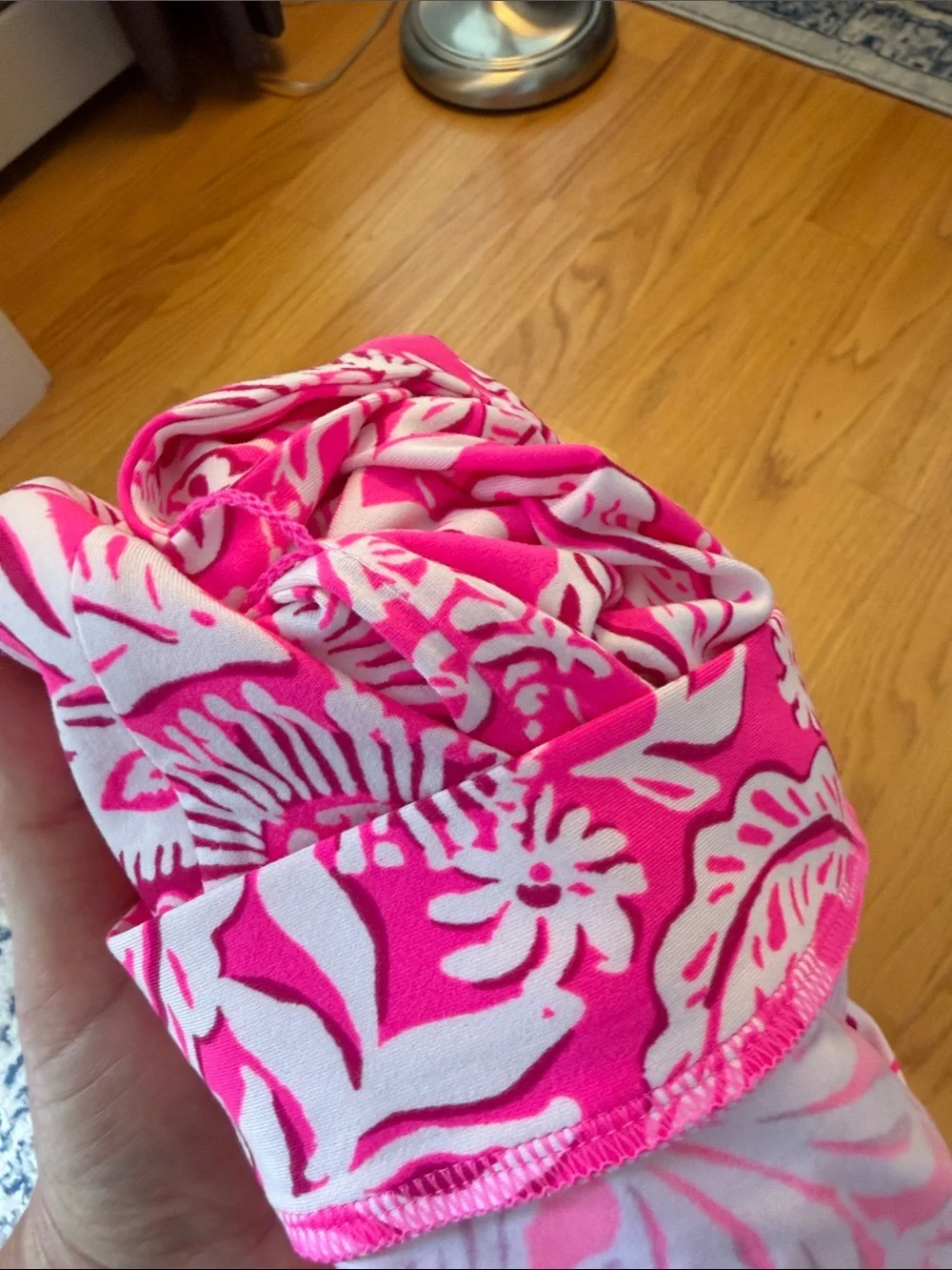 Lilly Pulitzer Dianne Knit Robe S/M Passion Fruit Pink Absolutely Flamazing - Picture 9 of 11